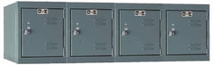 Hallowell - 4 Door, 4 Horizontal Tier, Premium Box Lockers - Americas Industrial Supply