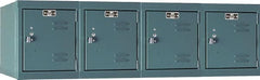 Hallowell - 4 Door, 4 Horizontal Tier, Premium Box Lockers - Americas Industrial Supply