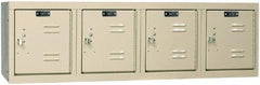 Hallowell - 4 Door, 4 Horizontal Tier, Premium Box Lockers - Americas Industrial Supply