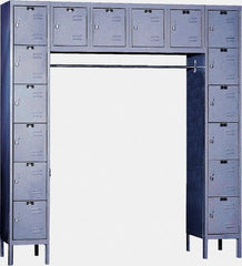 Hallowell - 16 Door, 16 Tier, Premium Box Lockers - Americas Industrial Supply