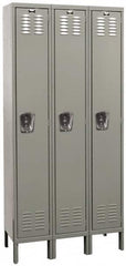 Hallowell - 3 Door, 1 Tier, Premium Wardrobe Lockers - Americas Industrial Supply
