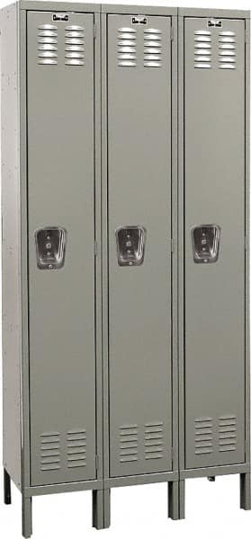Hallowell - 3 Door, 1 Tier, Premium Wardrobe Lockers - Americas Industrial Supply