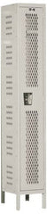 Hallowell - 1 Door, 1 Tier, Heavy-Duty Ventilated Wardrobe & Box Lockers - Americas Industrial Supply