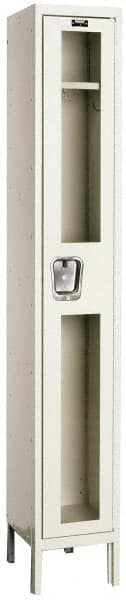 Hallowell - 1 Door, 1 Tier, Safety-View Wardrobe Lockers - Americas Industrial Supply