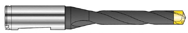 Seco - 17 to 17.99mm Diam, 5xD, 95mm Max Depth, 20mm Shank Diam, 107.7mm Flute, 176.7mm OAL, Replaceable Tip Drill - SD100 Insert, SD105 Toolholder, Series SD105 - Americas Industrial Supply