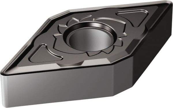 Sandvik Coromant - DNMG431 SM Grade 1105 Carbide Turning Insert - TiAlN Finish, 55° Diamond, 1/2" Inscr Circle, 3/16" Thick, 1/64" Corner Radius - Americas Industrial Supply
