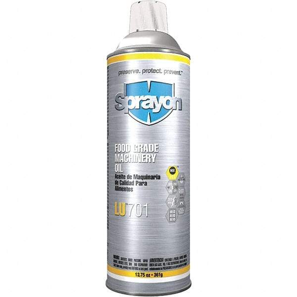 Sprayon - 13.25 oz Aerosol Mineral Multi-Purpose Oil - -40 to 232°F, ISO N/A, Food Grade - Americas Industrial Supply