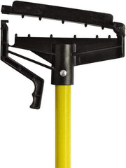 PRO-SOURCE - 60" Swivel Fiberglass Quick Connect Mop Handle - 1" Handle Diam, Plastic Connector, Use with Wet Mops - Americas Industrial Supply