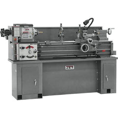 Jet - 13" Swing, 40" Between Centers, 230 Volt, Single Phase Bench Lathe - 5MT Taper, 2 hp, 60 to 1,240 RPM, 1-3/8" Bore Diam, 30" Deep x 29-1/2" High x 76-1/2" Long - Americas Industrial Supply