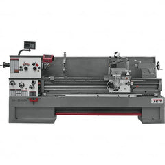 Jet - 22" Swing, 80" Between Centers, 230 Volt, Triple Phase Engine Lathe - 10 hp, 3-1/8" Bore Diam, 40" Deep x 48-7/8" High x 136-1/8" Long - Americas Industrial Supply