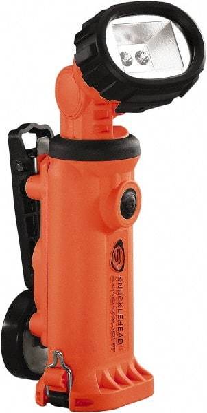Streamlight - LED Bulb, 200 Lumens, Spotlight/Lantern Flashlight - Orange Plastic Body, 4 AA Batteries Included - Americas Industrial Supply