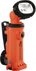 Streamlight - LED Bulb, 200 Lumens, Spotlight/Lantern Flashlight - Orange Plastic Body, 4 AA Batteries Included - Americas Industrial Supply