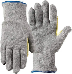 Wells Lamont - Size L (9), ANSI Cut Lvl 4, Abrasion Lvl 4, Composite of Cut-Resistant Fibers Cut Resistant Gloves - 11" Long, Gray, Paired - Americas Industrial Supply