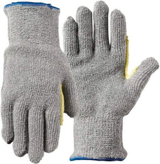 Wells Lamont - Size M (8), ANSI Cut Lvl 4, Abrasion Lvl 4, Composite of Cut-Resistant Fibers Cut Resistant Gloves - 11" Long, Gray, Paired - Americas Industrial Supply