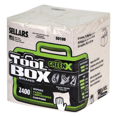 Shop Towel/Industrial Wipes: Poly Pack, Natural