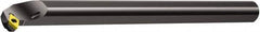 Sandvik Coromant - 16mm Min Bore Diam, 155.1mm OAL, 12mm Shank Diam, A..SDXCR/L Indexable Boring Bar - DCMT 2(1.5)1, DCMT 07 02 04 Insert, Screw or Clamp Holding Method - Americas Industrial Supply