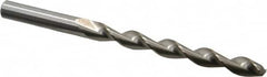 Chicago-Latrobe - 5/16" 135° High Speed Steel Jobber Drill - Bright Finish, Right Hand Cut, Parabolic Flute, Straight Shank, 4-1/2" OAL, Split Point - Americas Industrial Supply