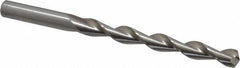 Chicago-Latrobe - 23/64" 135° High Speed Steel Jobber Drill - Bright Finish, Right Hand Cut, Parabolic Flute, Straight Shank, 4-7/8" OAL, Split Point - Americas Industrial Supply