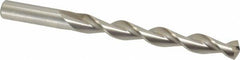 Chicago-Latrobe - 15/32" 135° High Speed Steel Jobber Drill - Bright Finish, Right Hand Cut, Parabolic Flute, Straight Shank, 5-3/4" OAL, Split Point - Americas Industrial Supply