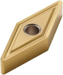 Seco - VNGP330.5 M1 Grade TS2000 Carbide Turning Insert - TiAlN/TiN Finish, 35° Diamond, 3/8" Inscr Circle, 3/16" Thick, 0.0078" Corner Radius - Americas Industrial Supply
