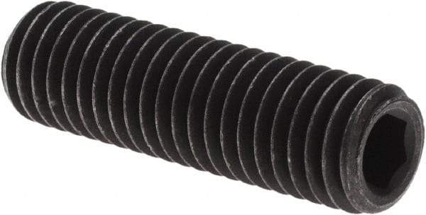 Value Collection - 1/2-13 UNC, 1-3/4" OAL, Cup Point Set Screw - Grade 8 Alloy Steel, 1/4" Key - Americas Industrial Supply
