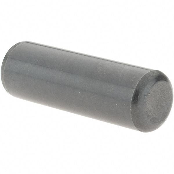 Value Collection - 1/2" Diam x 1-1/2" Pin Length Grade 8 Alloy Steel Standard Dowel Pin - Bright Finish, C 47-58 & C 60 (Surface) Hardness, 29,450 Lb (Single Shear), 58,900 Lb (Double Shear) Breaking Strength, 1 Beveled & 1 Rounded End - Americas Industrial Supply