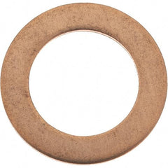 Value Collection - 7/16 SAE, 29/64" ID x 11/16" OD Oil Drain Plug Gasket - 1/32" Thick, Copper - Americas Industrial Supply