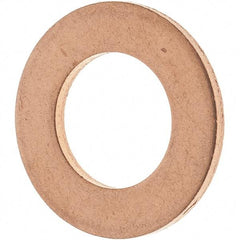 Value Collection - 7/16 SAE, 15/32" ID x 13/16" OD Oil Drain Plug Gasket - 1/16" Thick, Copper - Americas Industrial Supply