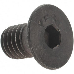 Value Collection - 7/16-14 UNC Hex Socket Drive, 82° Flat Screw - Alloy Steel, Black Oxide Finish, Fully Threaded, 3/4" OAL - Americas Industrial Supply