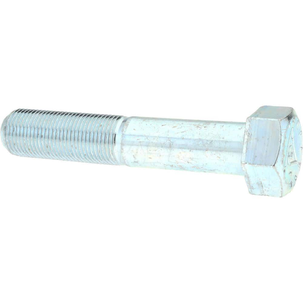 Hex Head Cap Screw: 3/4-16 x 2-1/4″, Grade 9 Alloy Steel, Zinc-Plated Clear Chromate