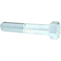 Hex Head Cap Screw: 1-14 x 3-1/2″, Grade 9 Alloy Steel, Zinc-Plated Clear Chromate