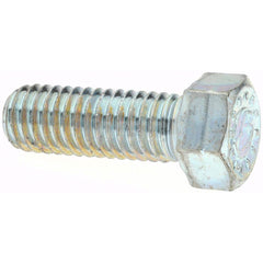 Hex Head Cap Screw: 7/8-9 x 2″, Grade 9 Alloy Steel, Zinc-Plated Clear Chromate