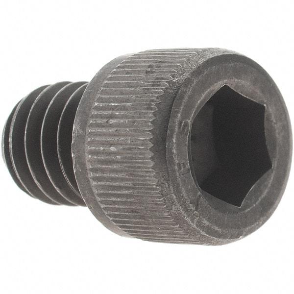 Value Collection - 5/16-18 UNC Hex Socket Drive, Socket Cap Screw - Alloy Steel, Black Oxide Finish, Fully Threaded, 3/8" Length Under Head - Americas Industrial Supply