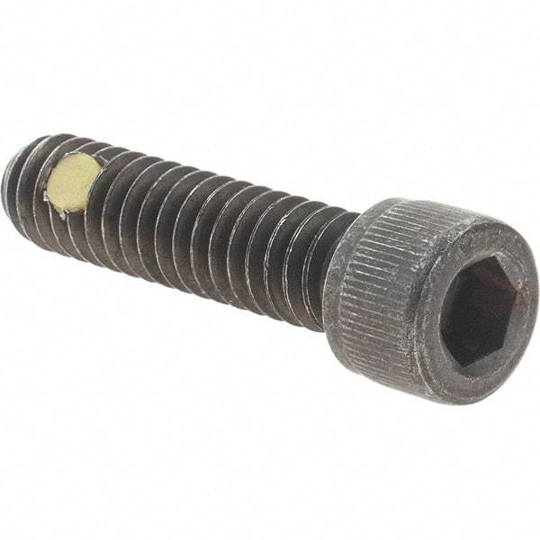 Value Collection - 1/4-20 UNC Hex Socket Drive, Socket Cap Screw - Alloy Steel, Black Oxide Finish, Fully Threaded, 1" Length Under Head - Americas Industrial Supply