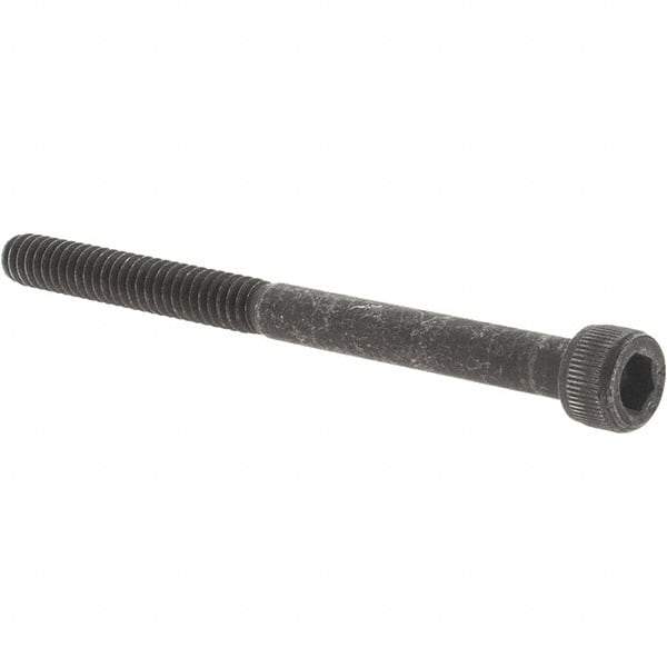 Value Collection - #10-24 UNC Hex Socket Drive, Socket Cap Screw - Alloy Steel, Black Oxide Finish, Partially Threaded, 2-1/2" Length Under Head - Americas Industrial Supply