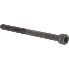 Value Collection - #10-24 UNC Hex Socket Drive, Socket Cap Screw - Alloy Steel, Black Oxide Finish, Partially Threaded, 2-1/2" Length Under Head - Americas Industrial Supply