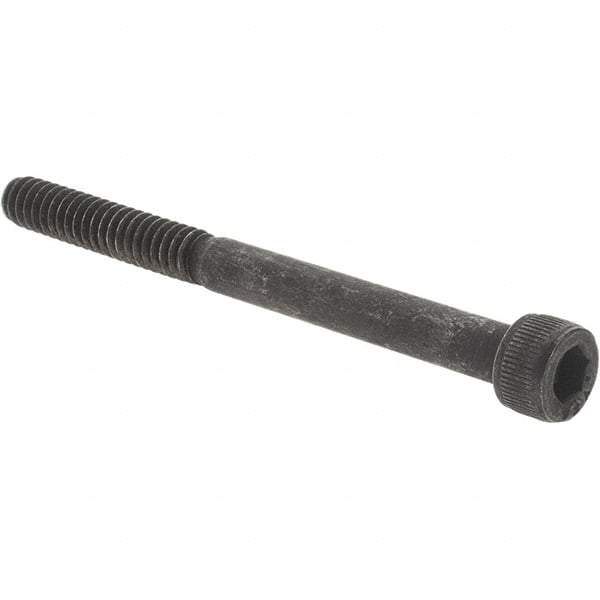 Value Collection - #10-24 UNC Hex Socket Drive, Socket Cap Screw - Alloy Steel, Black Oxide Finish, Partially Threaded, 2-1/4" Length Under Head - Americas Industrial Supply