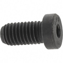 Value Collection - 1/2-13 UNC Hex Socket Drive, Low Socket Cap Screw - Alloy Steel, Black Oxide Finish, Fully Threaded, 1" Length Under Head - Americas Industrial Supply