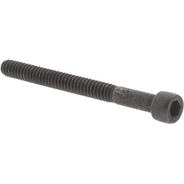 Value Collection - #6-32 UNC Hex Socket Drive, Socket Cap Screw - Alloy Steel, Black Oxide Finish, Partially Threaded, 1-1/2" Length Under Head - Americas Industrial Supply