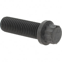 Value Collection - 5/16-24 UNF, 1" Long, 12 Point Drive Flange Bolt - Alloy Steel, Plain Finish - Americas Industrial Supply