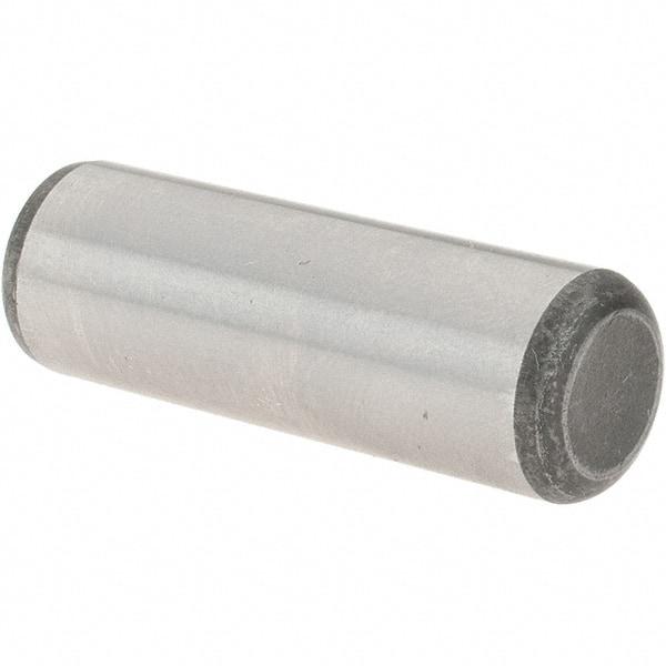 Value Collection - 1/2" Diam x 1-1/2" Pin Length Grade 8 Alloy Steel Standard Dowel Pin - C 50-58 Hardness, 51,000 Lb Breaking Strength, 1 Beveled & 1 Rounded End - Americas Industrial Supply