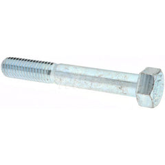 Hex Head Cap Screw: 1/2-13 x 3-3/4″, Grade 9 Alloy Steel, Zinc-Plated Clear Chromate