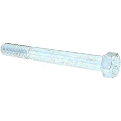 Hex Head Cap Screw: 9/16-12 x 5″, Grade 9 Alloy Steel, Zinc-Plated Clear Chromate