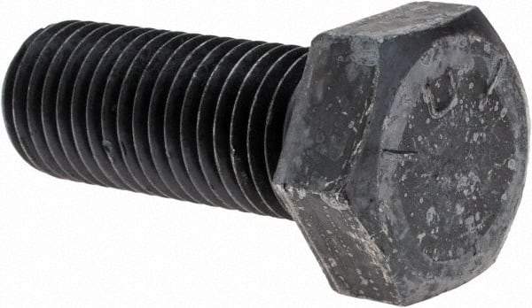 Made in USA - 1-1/8 - 7 UNC, 3" Length Under Head Hex Head Cap Screw - Fully Threaded, Grade 5 Steel, Uncoated, 1-11/16" Hex - Americas Industrial Supply
