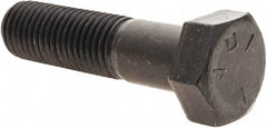 Value Collection - 7/8-9 UNC, 3-1/2" Length Under Head Hex Head Cap Screw - Partially Threaded, Grade 5 Steel, Uncoated, 1-5/16" Hex - Americas Industrial Supply
