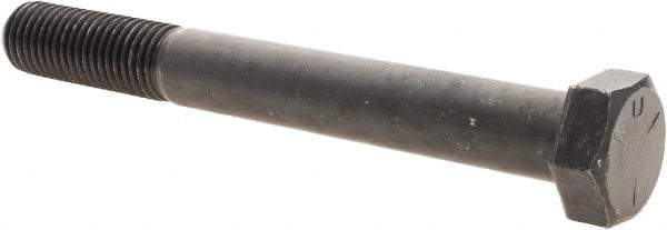 Value Collection - 3/4-10 UNC, 6-1/2" Length Under Head Hex Head Cap Screw - Partially Threaded, Grade 5 Steel, Uncoated, 1-1/8" Hex - Americas Industrial Supply