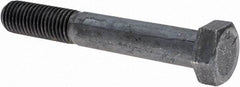 Value Collection - 3/4-10 UNC, 5" Length Under Head Hex Head Cap Screw - Partially Threaded, Grade 5 Steel, Uncoated, 1-1/8" Hex - Americas Industrial Supply