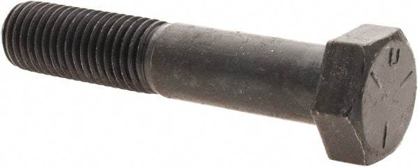 Value Collection - 3/4-10 UNC, 4" Length Under Head Hex Head Cap Screw - Partially Threaded, Grade 5 Steel, Uncoated, 1-1/8" Hex - Americas Industrial Supply