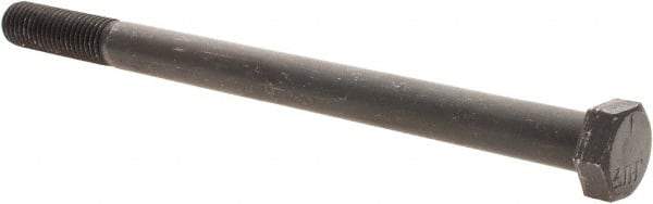 Value Collection - 5/8-11 UNC, 9" Length Under Head Hex Head Cap Screw - Partially Threaded, Grade 5 Steel, Uncoated, 15/16" Hex - Americas Industrial Supply