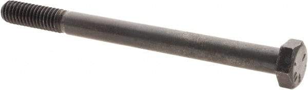 Value Collection - 5/16-18 UNC, 4" Length Under Head Hex Head Cap Screw - Partially Threaded, Grade 5 Steel, Uncoated, 1/2" Hex - Americas Industrial Supply